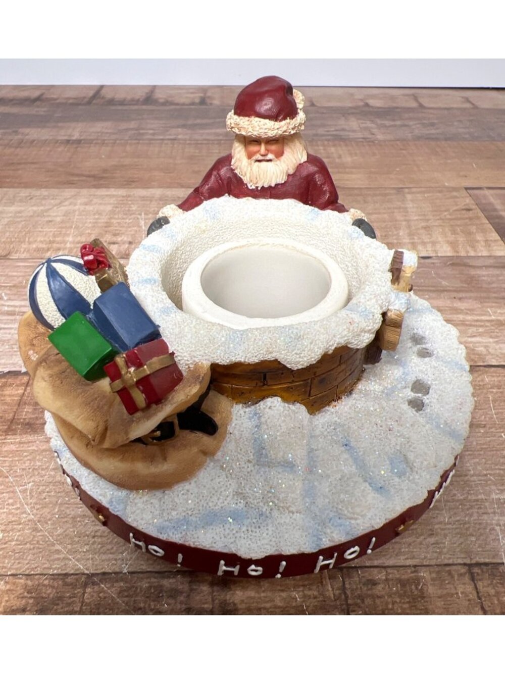 Christmas Santa Candle Topper Decor Old America Capper